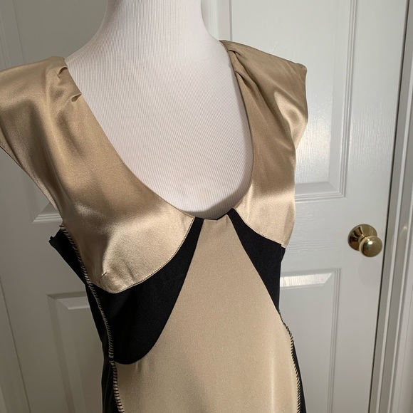 NWT, dress, Gorgeous Rachel Roy, black/Champaign - Picture 3 of 8